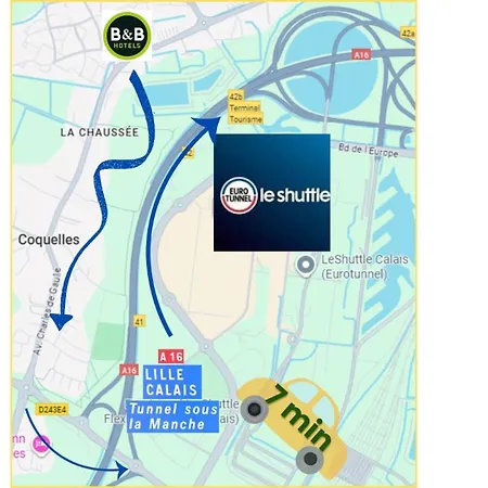 Calais Tunnel Sous La Manche Otel
