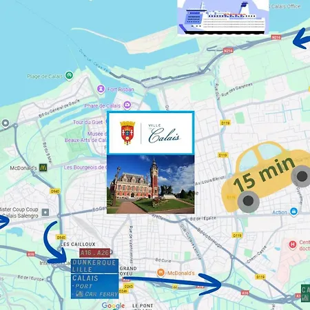 Calais Tunnel Sous La Manche מלון